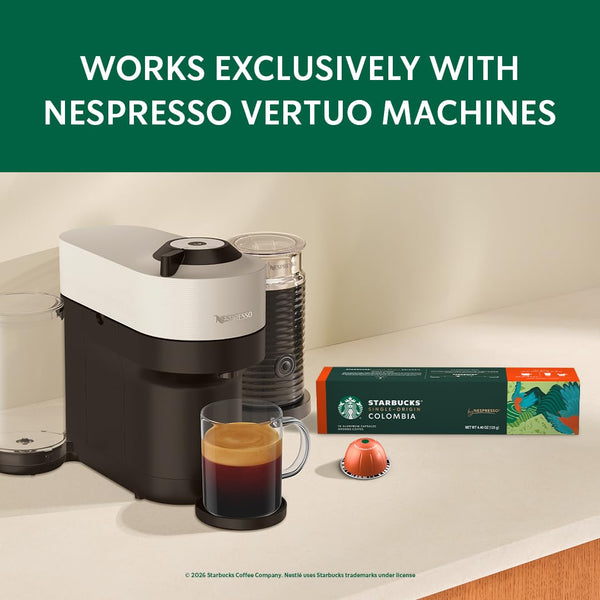Load image into Gallery viewer, Starbucks Colombia, Box of 10 Vertuo Capsules
