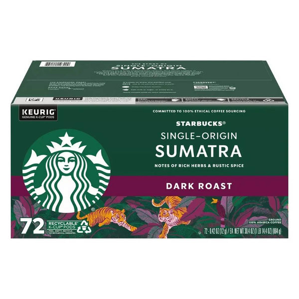 Load image into Gallery viewer, Starbucks French Roast, Dark Roast, Keurig K-Cup Coffee Pods, Box of 72 K-cups
