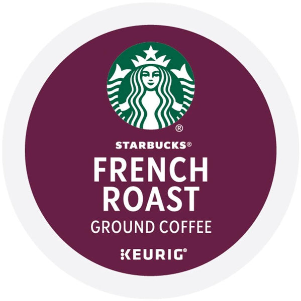 Load image into Gallery viewer, Starbucks French Roast, Dark Roast, Keurig K-Cup Coffee Pods, Box of 24 K-cups
