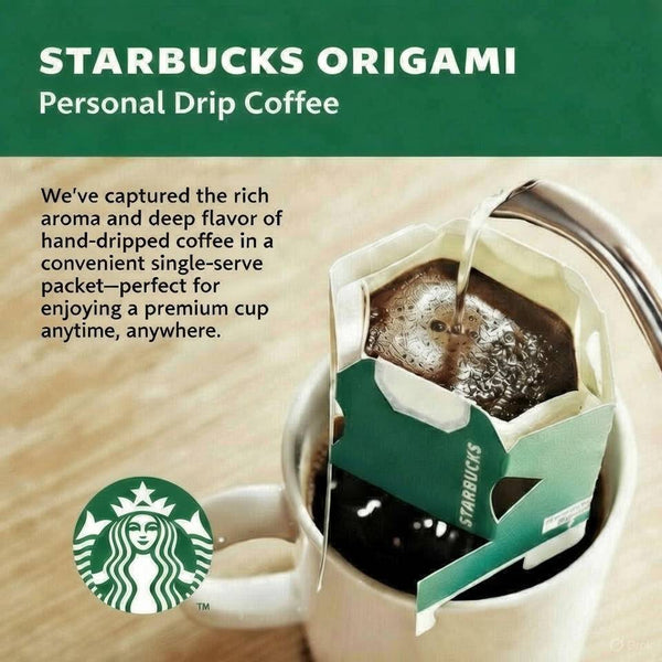 Load image into Gallery viewer, Starbucks Origami Caffe Verona, Dark Roast, Box of 4 Drip Coffee Bags
