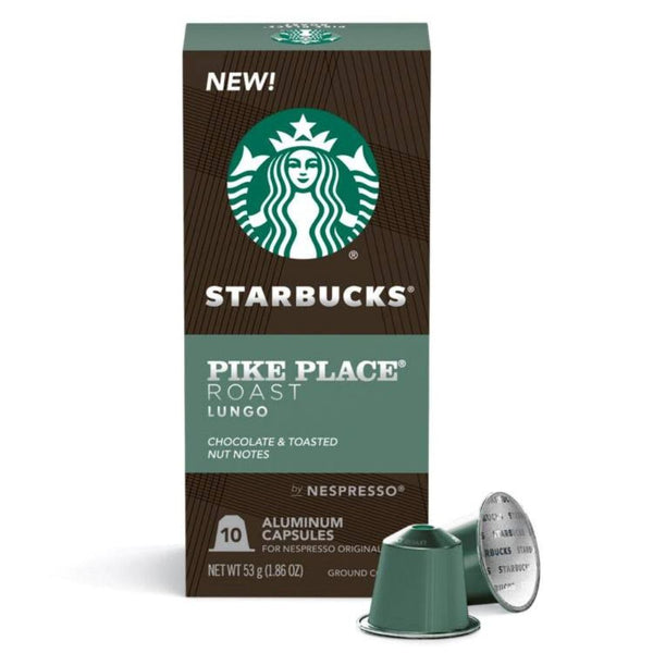 Load image into Gallery viewer, Starbucks Pike Place Roast, Box of 10 Nespresso Capsules
