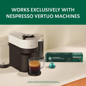 Starbucks Pike Place Roast, Box of 10 Vertuo Capsules