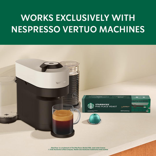Load image into Gallery viewer, Starbucks Pike Place Roast, Box of 10 Vertuo Capsules
