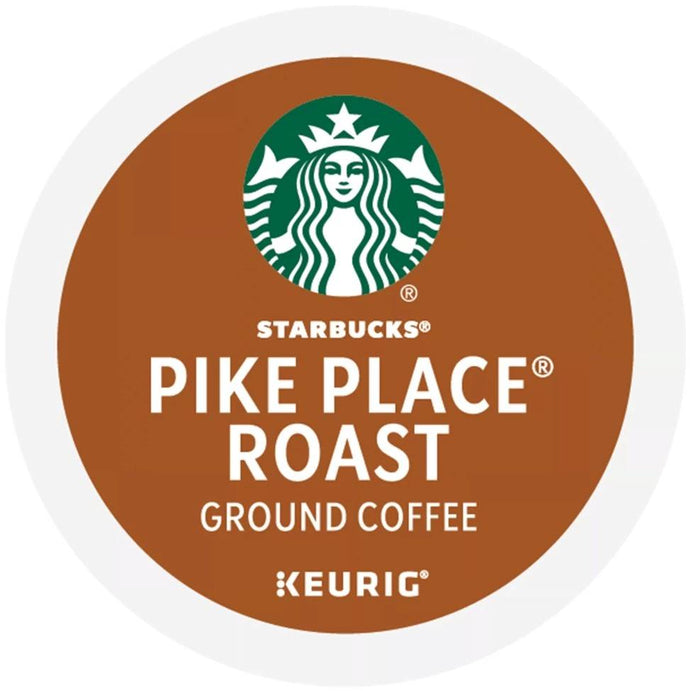 Starbucks Pike Place Roast, Medium Roast, Keurig K-Cup Coffee Pods