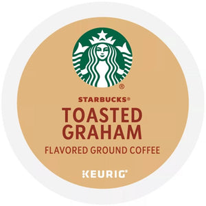 Starbucks Toasted Graham, Flavored Coffee, Keurig K-Cup Coffee Pods, Box of 10 K-cups