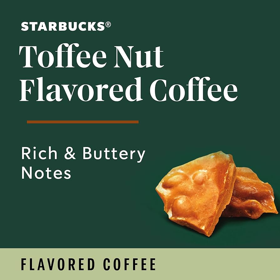 Starbucks Flavored Coffee Variety Pack, Keurig KCup Coffee Pods, Box