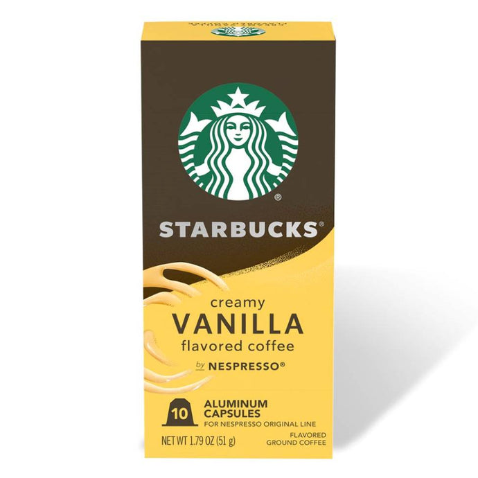 Starbucks Vanilla, Box of 10 Nespresso Capsules