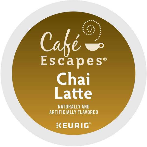 Load image into Gallery viewer, Cafe Escapes Chai Latte Tea, Keurig K-Cup Pods, Box of 10 K-Cups
