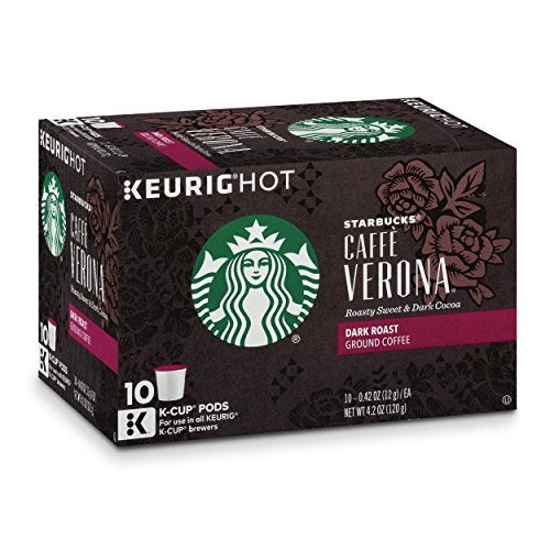 Starbucks Caffe Verona Dark Roast Keurig K Cup Coffee Pods Box of 1 Coffee Pods PH