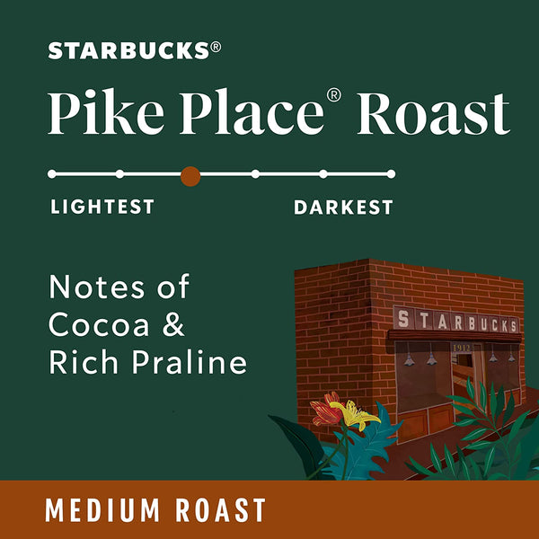 Load image into Gallery viewer, Starbucks Pike Place Roast, Medium Roast, Keurig K-Cup Coffee Pods, Box of 10 K-cups
