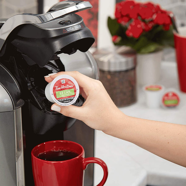 Load image into Gallery viewer, Tim Hortons Decaf, Medium Roast, Keurig K-cup Coffee Pods
