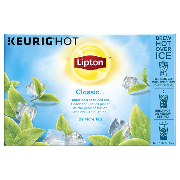 Load image into Gallery viewer, Lipton Iced Tea, Unsweetened, Keurig K-Cup Pods, Box of 24 K-cups
