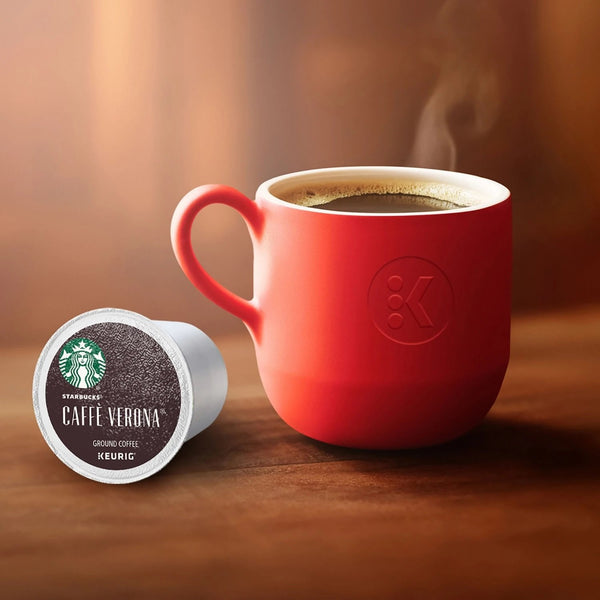 Load image into Gallery viewer, Starbucks Caffe Verona, Dark Roast, Keurig K-Cup Coffee Pods, Box of 72 K-cups
