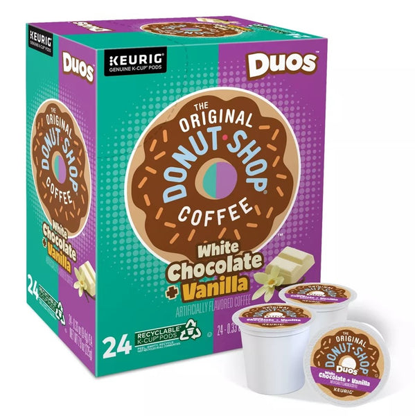 Load image into Gallery viewer, The Original Donut Shop White Chocolate + Vanilla, Medium Roast, Keurig K-Cup Coffee Pods, box of 24 K-cups
