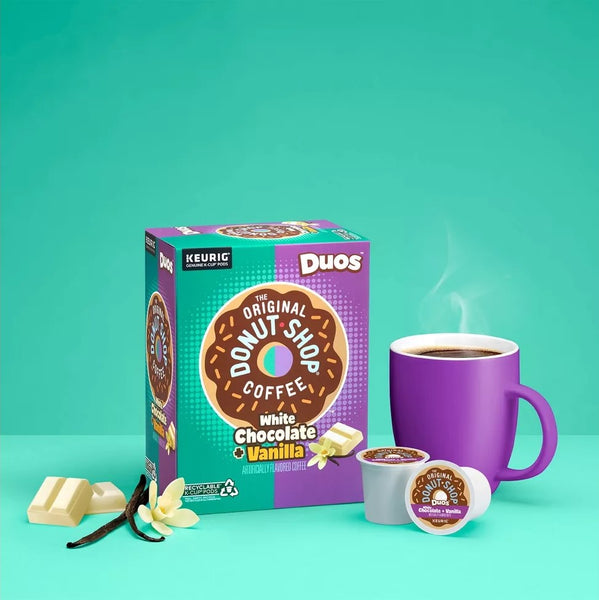 Load image into Gallery viewer, The Original Donut Shop White Chocolate + Vanilla, Medium Roast, Keurig K-Cup Coffee Pods, box of 24 K-cups
