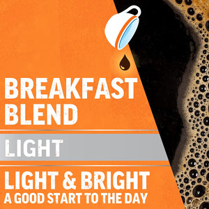 Maxwell House Breakfast Blend, Light Roast, Keurig K-cup Coffee Pods, Box of 84 k-cups
