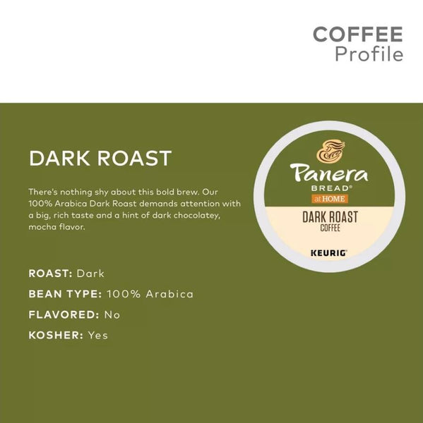 Load image into Gallery viewer, Panera Bread Dark Roast, Keurig K-Cup Coffee Pods, Box of 24 K-cups
