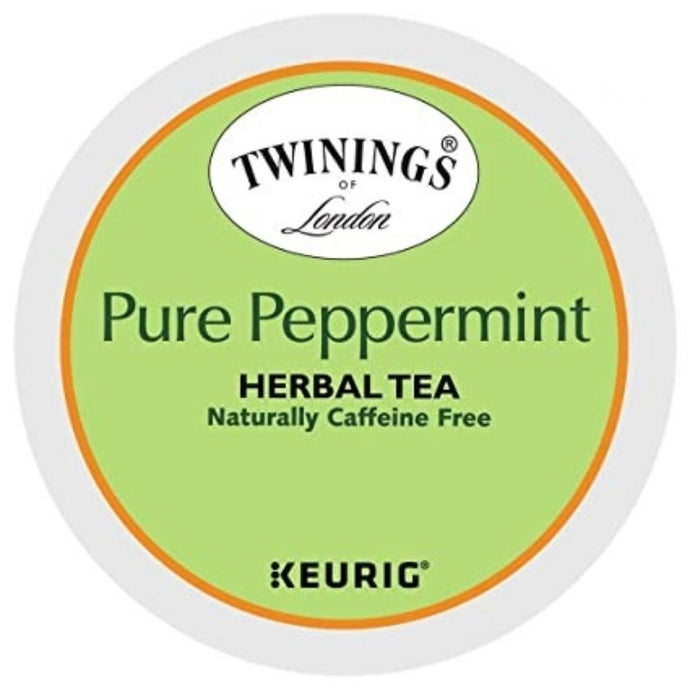 Twinings of London Pure Peppermint Tea, Keurig K-Cup Pods