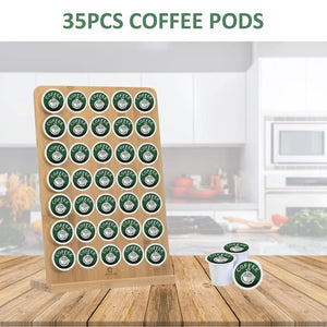 Simesove Coffee Pod Display Organizer, Holds 35 K-cups