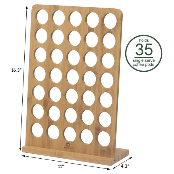 Load image into Gallery viewer, Simesove Coffee Pod Display Organizer, Holds 35 K-cups
