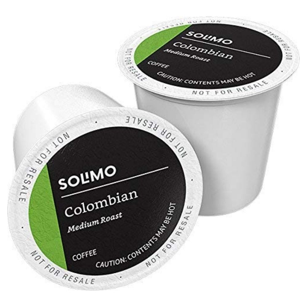 Amazon Solimo Colombian Medium Roast Keurig K Cup Coffee Pods Box of 100 K cups