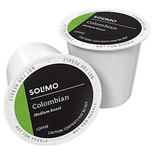 Amazon Solimo Dark/Medium Roast Variety Pack (French Roast, Dark Roast, Colombian), Keurig K-Cup Coffee Pods, Box of 100 K-cups