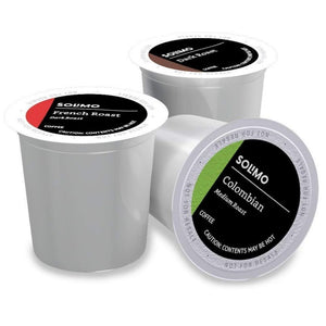 Amazon Solimo Dark/Medium Roast Variety Pack (French Roast, Dark Roast, Colombian), Keurig K-Cup Coffee Pods, Box of 100 K-cups