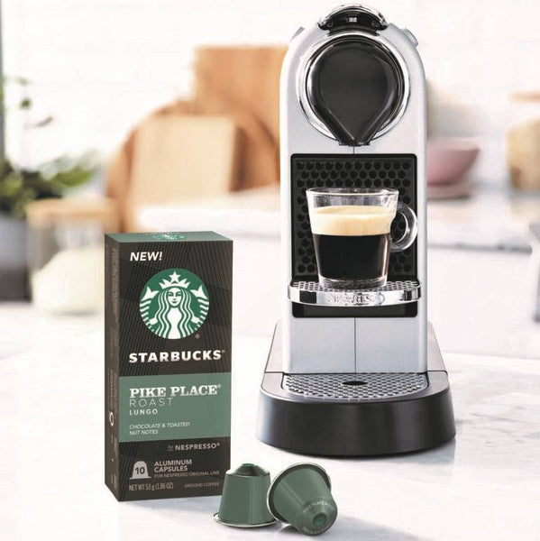 Load image into Gallery viewer, Starbucks Pike Place Roast, Box of 10 Nespresso Capsules
