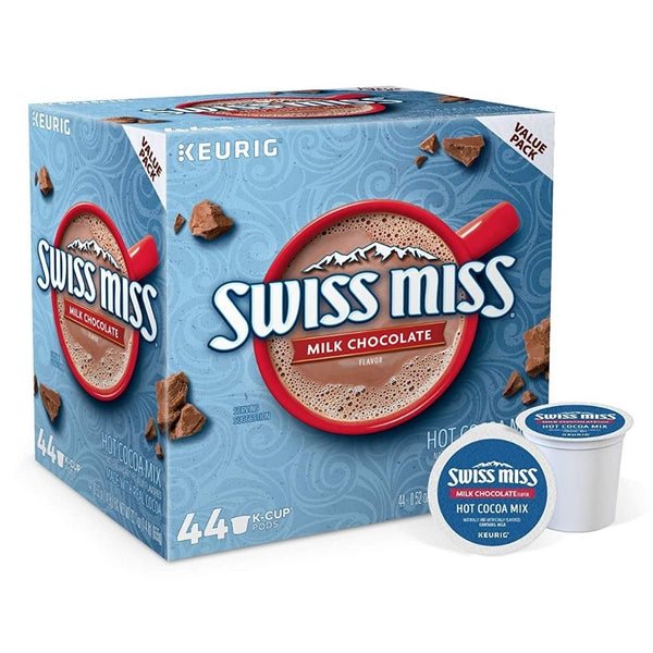 Load image into Gallery viewer, Swiss Miss Milk Chocolate Hot Cocoa, Keurig K-Cup Pods, Box of 44 K-cups
