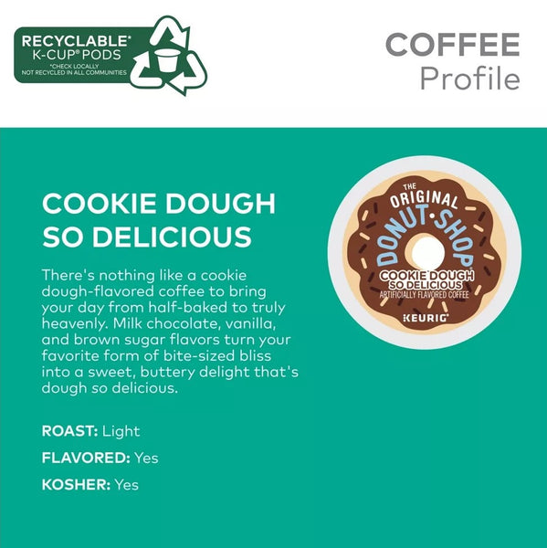 Load image into Gallery viewer, The Original Donut Shop Cookie Dough, Light Roast, Keurig K-Cup Coffee Pods, box of 12 k-cups
