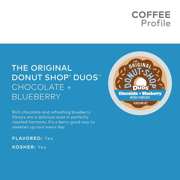 Load image into Gallery viewer, The Original Donut Shop Chocolate + Blueberry, Medium Roast, Keurig K-Cup Coffee Pods
