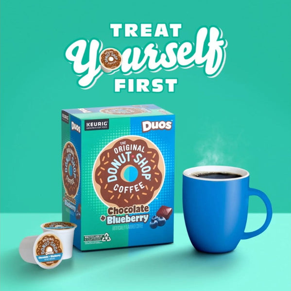 Load image into Gallery viewer, The Original Donut Shop Chocolate + Blueberry, Medium Roast, Keurig K-Cup Coffee Pods
