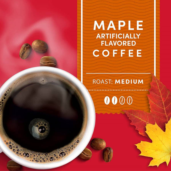 Load image into Gallery viewer, Tim Hortons Maple Flavored Coffee, Medium Roast, Keurig K-cup Coffee Pods
