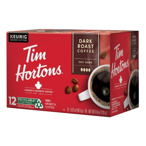 Tim Hortons, Dark Roast, Keurig K-cup Coffee Pods, Box of 12 K-cups