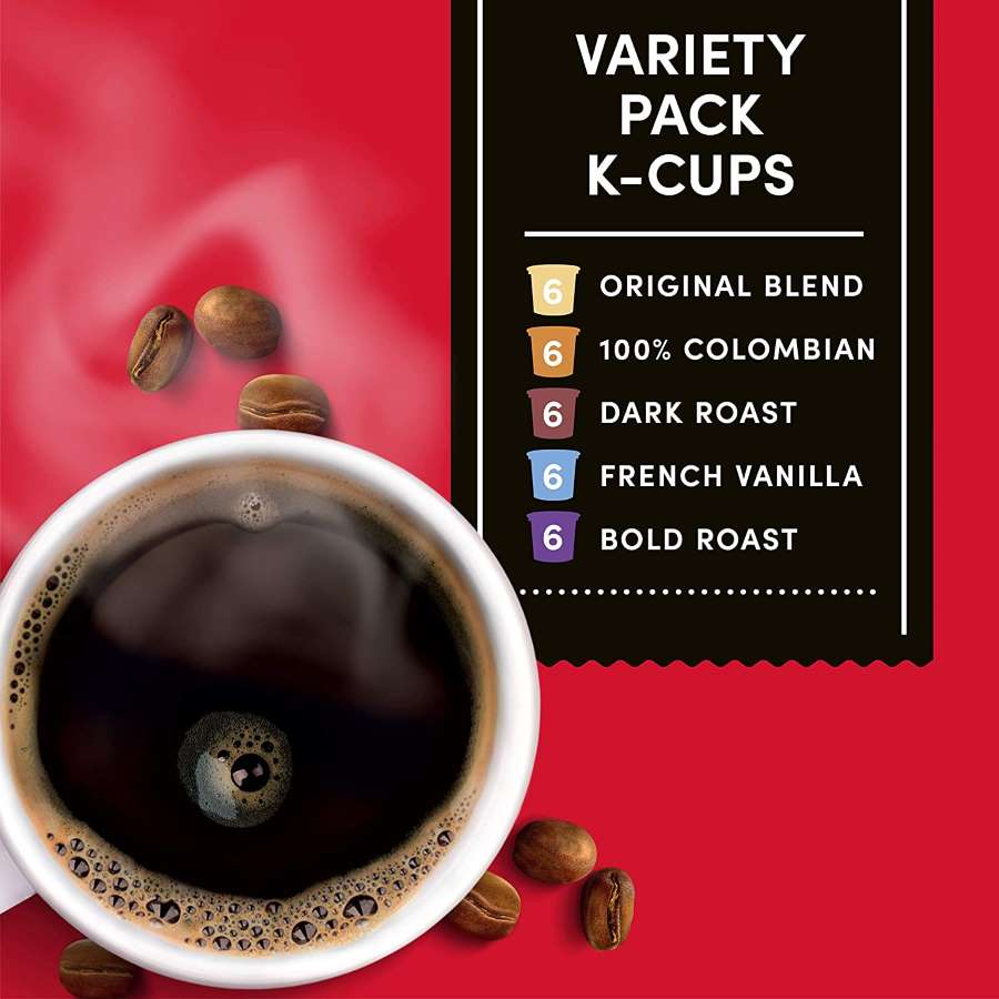 Tim Hortons Variety Pack, Keurig Kcup Coffee Pods, Box of 30 Kcups