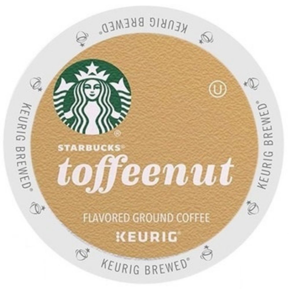 Starbucks toffee nut k cups top