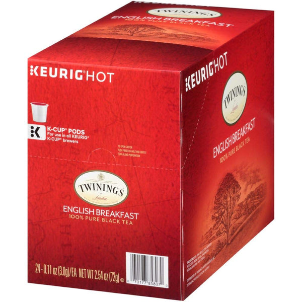 Load image into Gallery viewer, Twinings of London English Breakfast Tea, Keurig K-Cup Pods, Box of 24 K-cups
