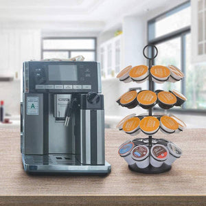 XBY-US Coffee Pod Carousel Organizer, Holds 36 K-cups
