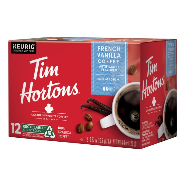 Tim Hortons French Vanilla Medium Roast Keurig K cup Coffee Pods Bo Coffee Pods PH